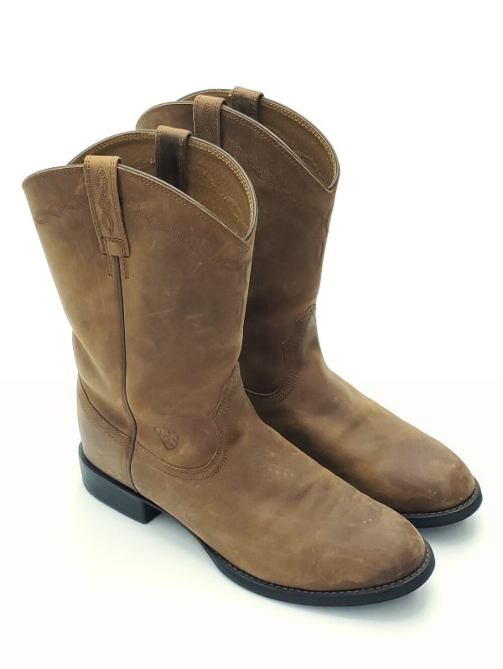 Ariat Women’s Heritage Roper Western Cowboy Boots Size 9.5 B Brown Leather Ranch
